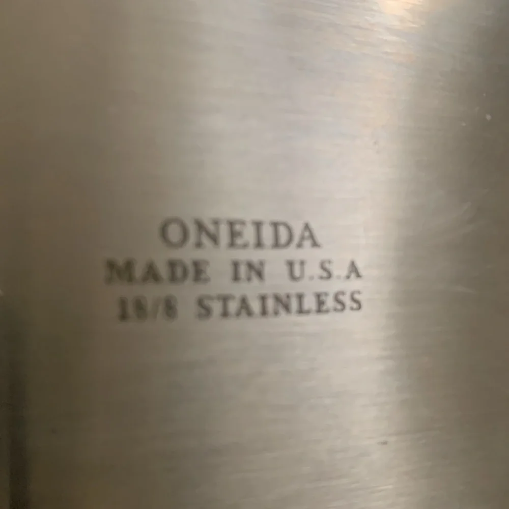 Vintage Oneida Silver and Gold Oval Serving Platter